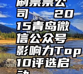 刷票票公司   2015青岛微信公众号影响力Top10评选启动