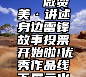 专业刷票   微赞美·讲述身边雷锋故事投票开始啦!优秀作品线下展示火热进行中!