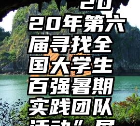 快速投票专业团队   “2020年第六届寻找全国大学生百强暑期实践团队活动”展示投票阶段...