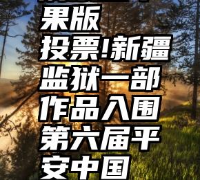 微信投票刷票器苹果版   投票!新疆监狱一部作品入围第六届平安中国“三微”作品评选