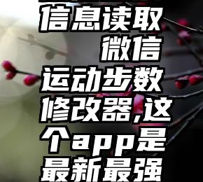 微信投票信息读取   微信运动步数修改器,这个app是最新最强的!