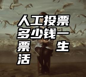 人工投票多少钱一票   生活