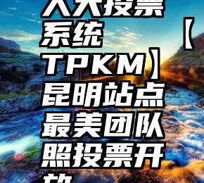 人大投票系统   【TPKM】昆明站点最美团队照投票开放