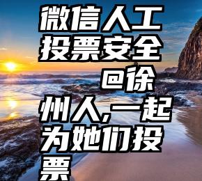 微信人工投票安全   @徐州人,一起为她们投票