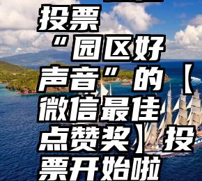 h5 微信投票   “园区好声音”的【微信最佳点赞奖】投票开始啦~