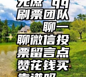 无庶 qq刷票团队   聊一聊微信投票留言点赞花钱买靠谱吗