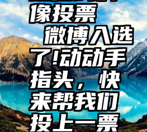 微信约偶像投票   微博入选了!动动手指头，快来帮我们投上一票吧!