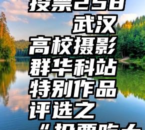 渔夫微信投票258   武汉高校摄影群华科站特别作品评选之“投票吃大餐”活动