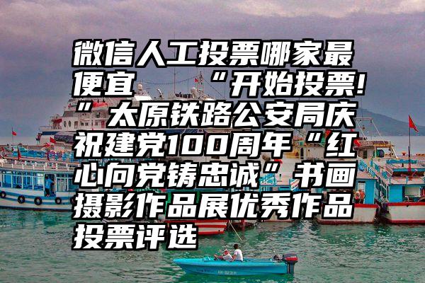 微信人工投票哪家最便宜   “开始投票!”太原铁路公安局庆祝建党100周年“红心向党铸忠诚”书画摄影作品展优秀作品投票评选