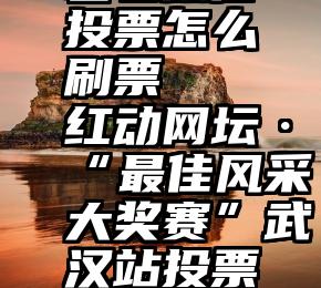 磐石微信投票怎么刷票   红动网坛·“最佳风采大奖赛”武汉站投票开始了