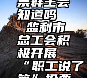 微信群投票群主会知道吗   监利市总工会积极开展“职工说了算”投票工作