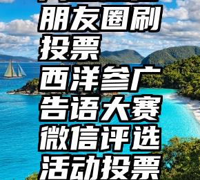 淘宝微信朋友圈刷投票   西洋参广告语大赛微信评选活动投票开始啦