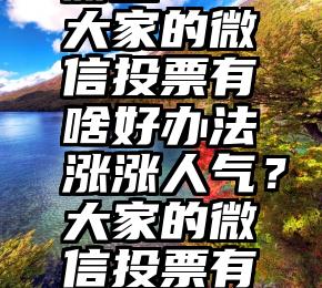 app刷注册量   大家的微信投票有啥好办法涨涨人气？大家的微信投票有啥好办法涨涨人气？