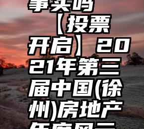 微信投票属于虚构事实吗   【投票开启】2021年第三届中国(徐州)房地产年度风云榜网络票选