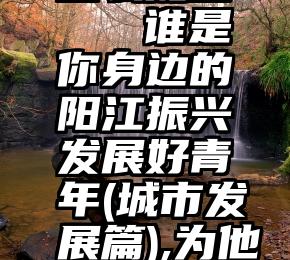 微信投票怎么提醒   谁是你身边的阳江振兴发展好青年(城市发展篇),为他们投出你的一票吧!