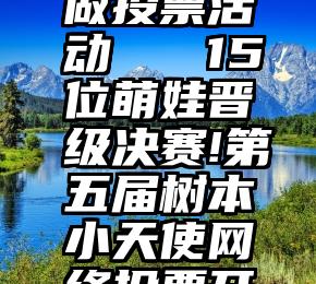 微信怎么做投票活动   15位萌娃晋级决赛!第五届树本小天使网络投票开始→