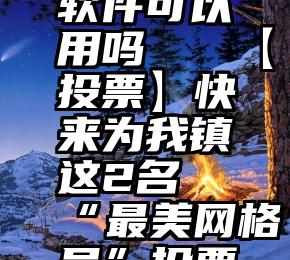 微信投票软件可以用吗   【投票】快来为我镇这2名“最美网格员”投票吧!