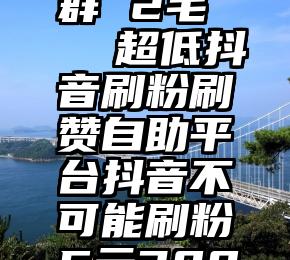 微信投票群 2毛   超低抖音刷粉刷赞自助平台抖音不可能刷粉5元3000粉!