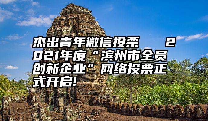 杰出青年微信投票   2021年度“滨州市全员创新企业”网络投票正式开启!