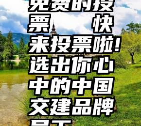 免费的投票   快来投票啦!选出你心中的中国交建品牌员工②