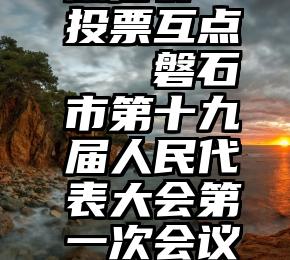 微信群 投票互点   磐石市第十九届人民代表大会第一次会议胜利闭幕