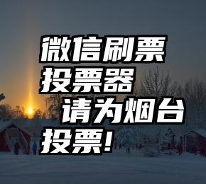 微信刷票投票器   请为烟台投票!