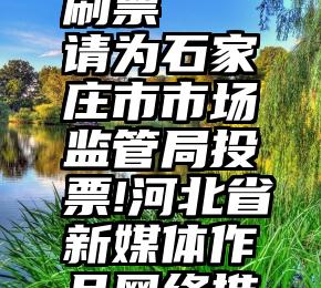 微信投票链接如何刷票   请为石家庄市市场监管局投票!河北省新媒体作品网络推选展示正式开启