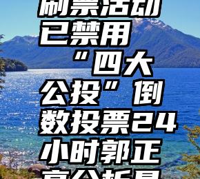 微信投票刷票活动已禁用   “四大公投”倒数投票24小时郭正亮分析最新民调称