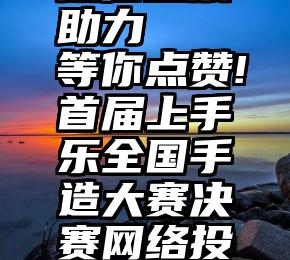 微信投票助力   等你点赞!首届上手乐全国手造大赛决赛网络投票开启