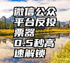 微信公众平台反投票器   0.5秒高速解锁