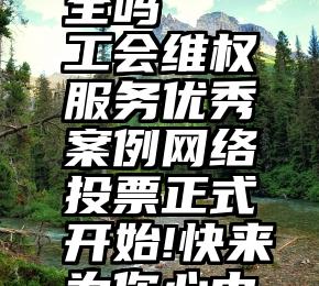 微信第三方投票安全吗   工会维权服务优秀案例网络投票正式开始!快来为你心中的优秀案例投票吧!