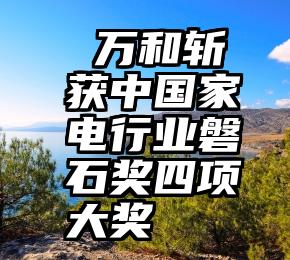  万和斩获中国家电行业磐石奖四项大奖