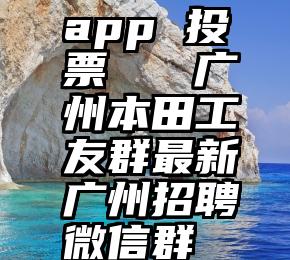app 投票   广州本田工友群最新广州招聘微信群