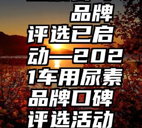 深圳专业投票公司   品牌评选已启动—2021车用尿素品牌口碑评选活动等你来参与!