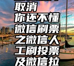 微信投票授权如何取消   你还不懂微信刷票之微信人工刷投票及微信拉票教程就OUT了