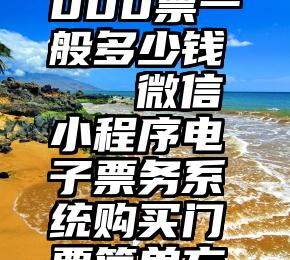 微刷信票1000票一般多少钱   微信小程序电子票务系统购买门票简单方便