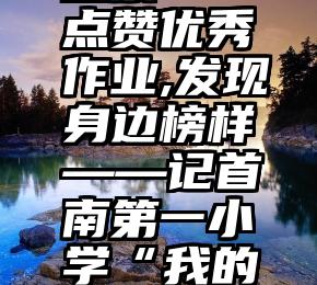 微信宝宝投票   点赞优秀作业,发现身边榜样——记首南第一小学“我的作业,你来赞”活动