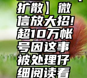 微信投票限定人员匿名   【扩散】微信放大招!超10万帐号因这事被处理仔细阅读看看你的账号存在危险吗