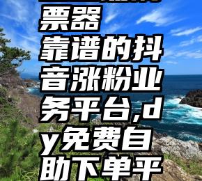 全自动刷票器   靠谱的抖音涨粉业务平台,dy免费自助下单平台在线.