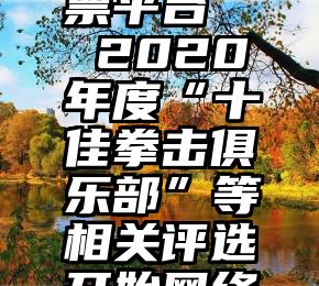 免费的投票平台   2020年度“十佳拳击俱乐部”等相关评选开始网络投票