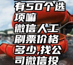 微信投票有50个选项嘛   微信人工刷票价格多少,找公司微信投票靠谱吗