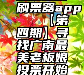 微信投票刷票器app   【第四期】寻找广南最美老板娘投票开始啦...