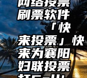 网络投票刷票软件   「快来投票」快来为襄阳妇联投票打Call!