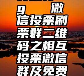 微信投票有没有bug   微信投票刷票群二维码之相互投票微信群及免费微信互相投票群