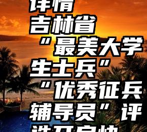 诚信服务投票软件详情   吉林省“最美大学生士兵”“优秀征兵辅导员”评选开启快给TA投票吧