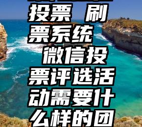 莱阳微信投票 刷票系统   微信投票评选活动需要什么样的团队