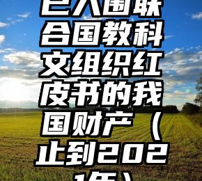 已入围联合国教科文组织红皮书的我国财产(止到2021年)
