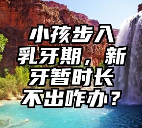 小孩步入乳牙期，新牙暂时长不出咋办？