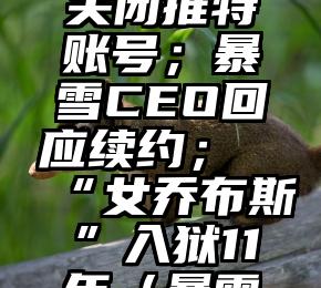 苹果高管关闭推特账号；暴雪CEO回应续约；“女乔布斯”入狱11年（暴雪官方推特）