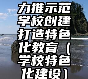 力推示范学校创建打造特色化教育（学校特色化建设）